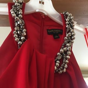 Formal red dress